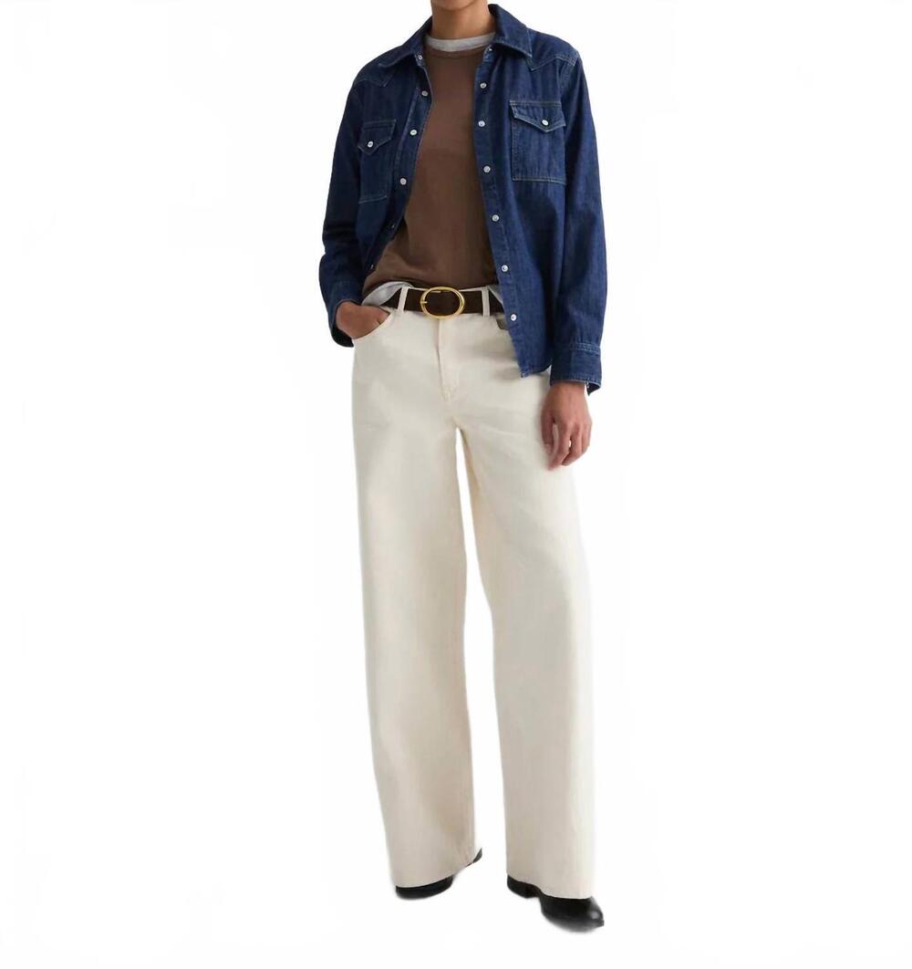 NEW TWP tiny dancer denim in white